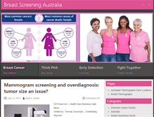 Tablet Screenshot of breastscreeningaustralia.com